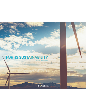 Fortis Sustainability Report 2020 Cover